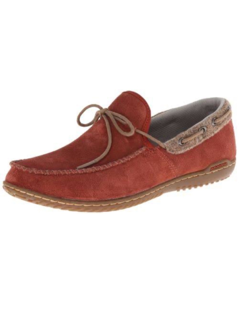 Patagonia Kula Suede Moccasin in the "Rusted Iron"